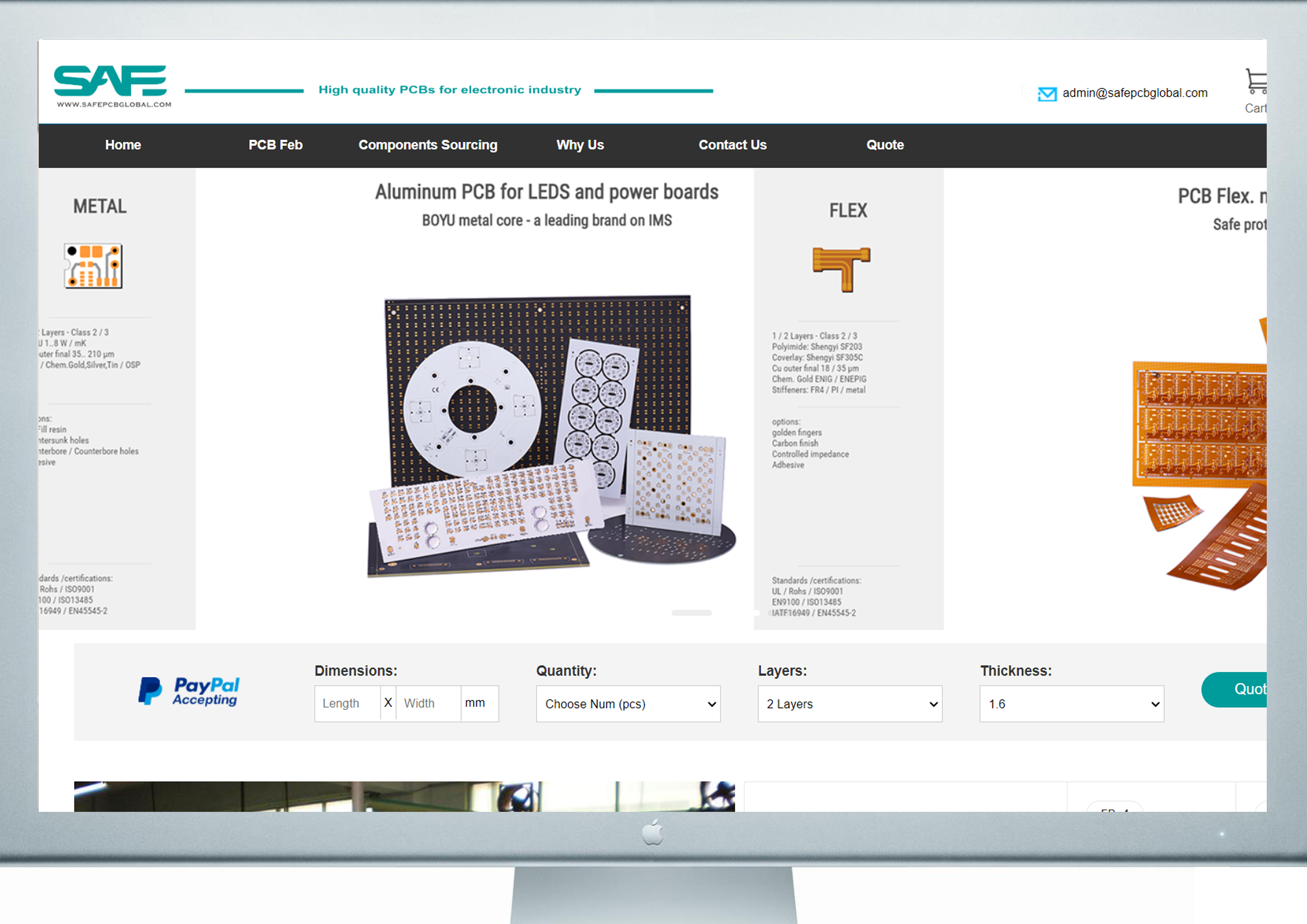 加拿大Safe-PCB股份有限公司PCB在线报价系统